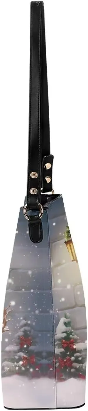 Crossbody Bag Women Leather Tote Purse Chic Messenger Bag Shopper Shoulder Handbags Phone Passport Organizer