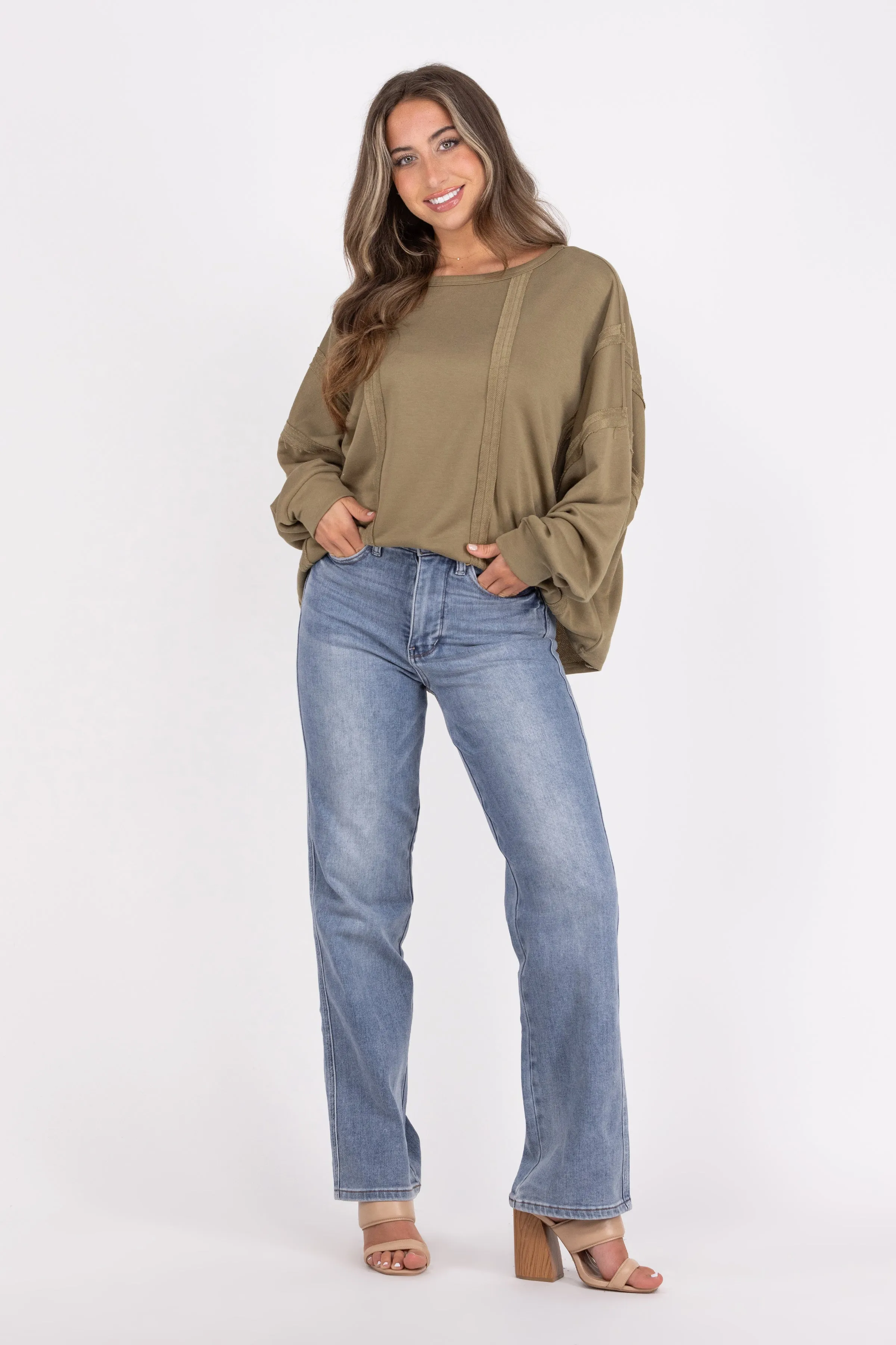Cute Looks Long Sleeve Top * Final Sale*