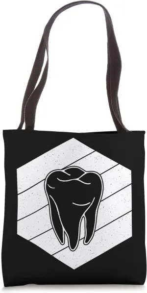 Dentist Orthodontist Tooth Vintage Retro Doctor Dental Fan Tote Bag