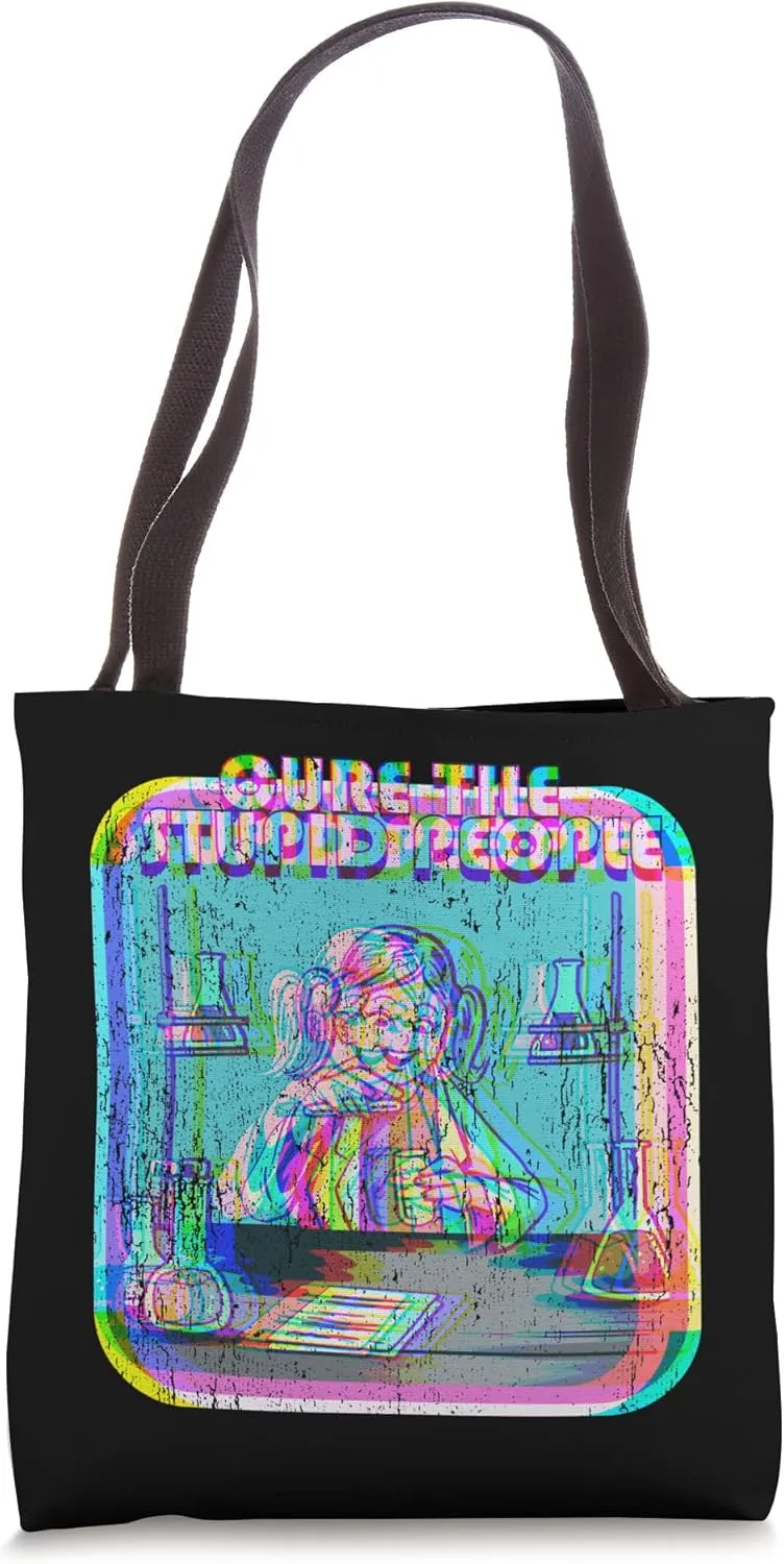Doctor Funny Cure Vintage Retro Tote Bag