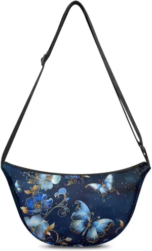 Dolyues Chic Women's Crossbody Hobo Sling Bag - Fashionable Crescent Shoulder Purse & Casual Dumpling Handbag