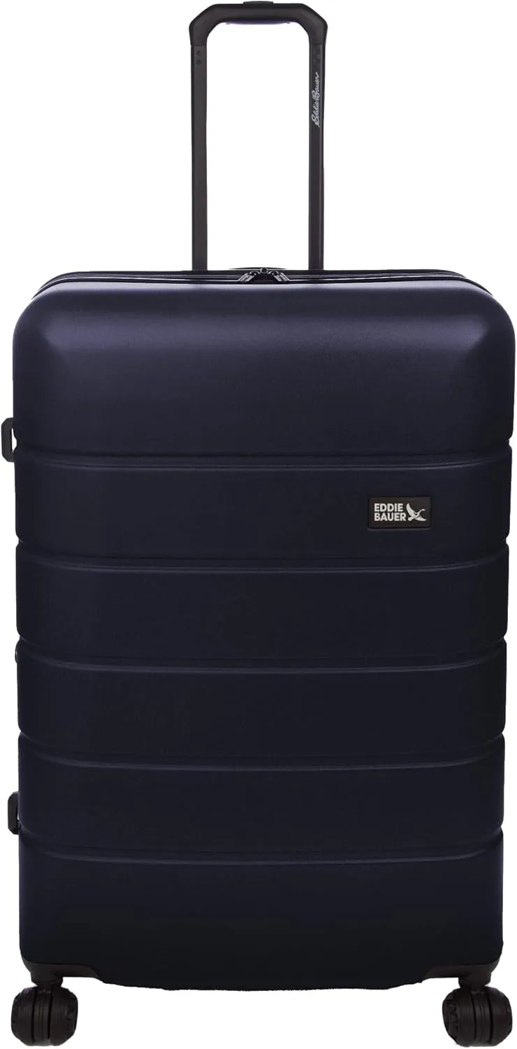 Eddie Bauer Glacier Luggage | Hardside | Spinner Wheels Expandable | Lightweight | Durable, Storm, 30" (Check-in)