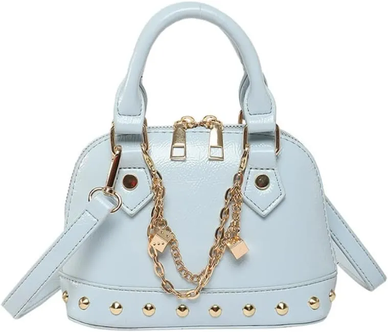 Evening Bag Chic Shoulder Bag, Women's Designer Crossbody PU Leather Y2k Purse for Weddings Parties Trendy Handbag