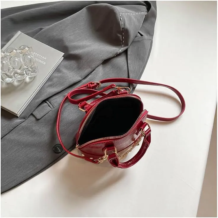 Evening Bag Chic Shoulder Bag, Women's Designer Crossbody PU Leather Y2k Purse for Weddings Parties Trendy Handbag