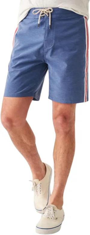 Faherty Men's Retro Surf Stripe Boardshort