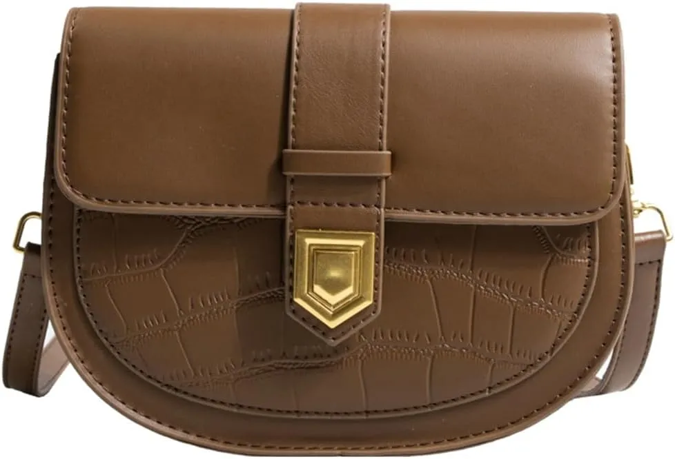 Fashion Crossbody Shoulder Bag for Women Chic Mini Tote Handbag Clutch Purse PU Leather Evening Satchel Bag