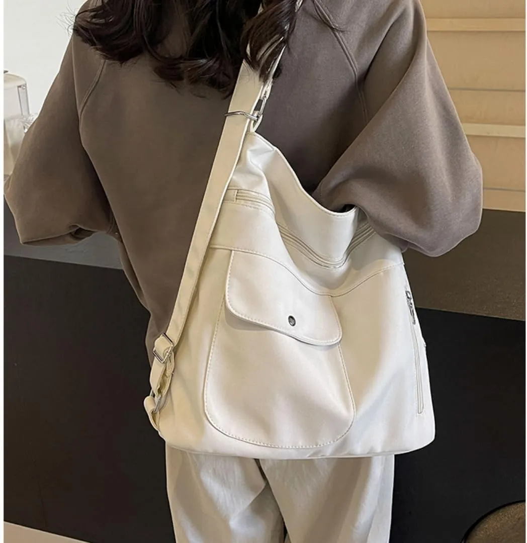Fashionable Shoulder Bag-Chic Crossbody or Clutch,Large Capacity Casual Shoulder Hobo Handbags with Adjustable Strap