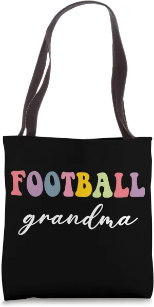 Football Grandma Football Player Stylish Sport Nana Game Day Tote Bag