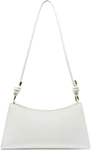 French-Inspired Underarm Bag for Women - Chic Single-Shoulder Leather Saddle Bag with Light Luxury Aesthetic