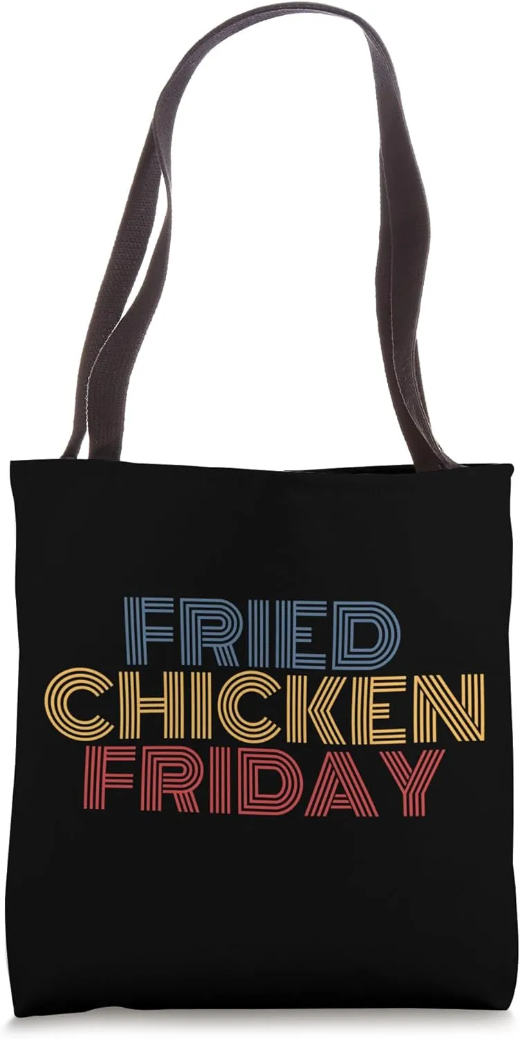 Fried Chicken Friday Retro Food Fun Tote Bag