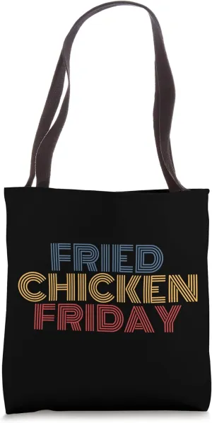 Fried Chicken Friday Retro Food Fun Tote Bag