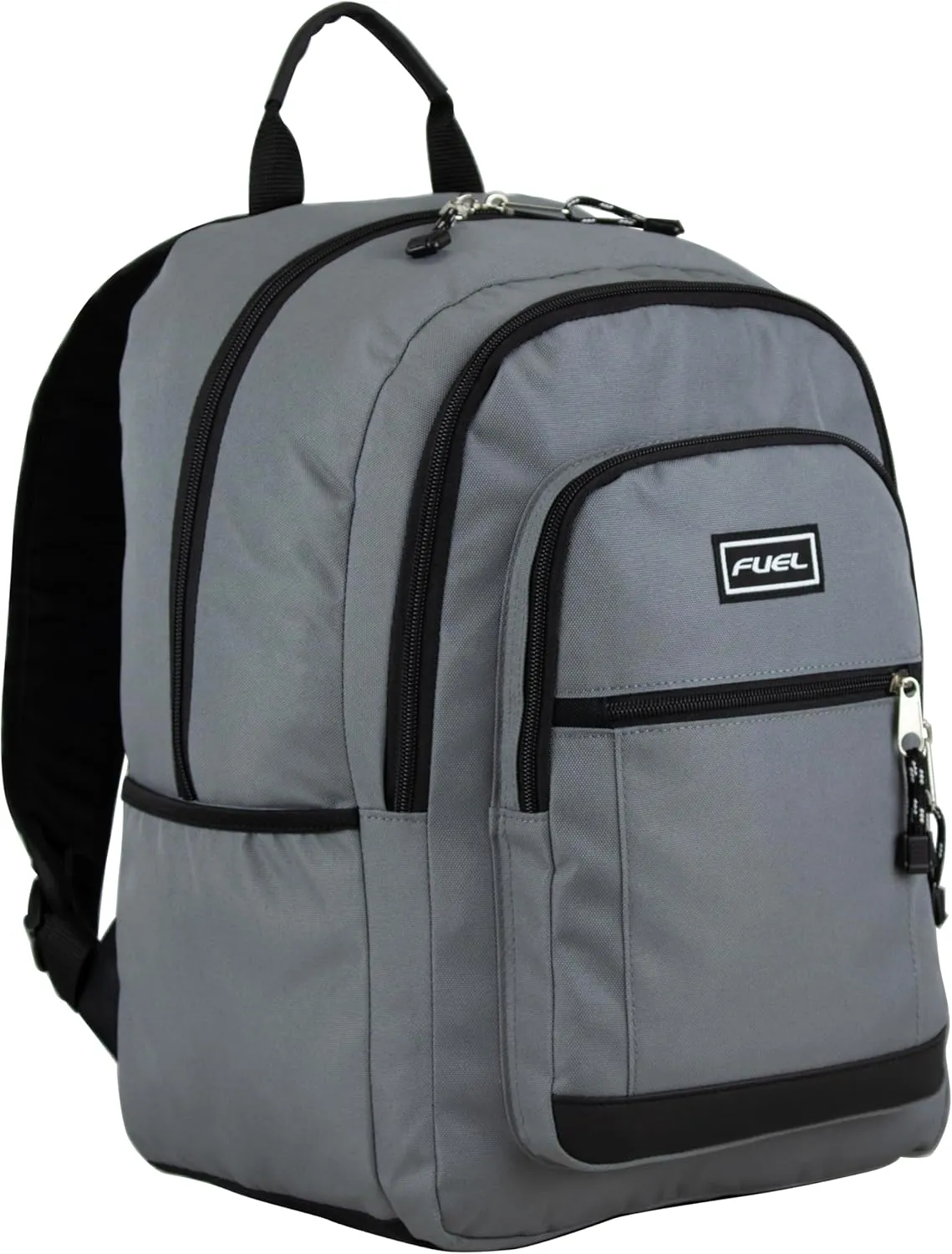 FUEL Laptop Durable Hiking Travel Commuter Carry On Casual Daypack Classic Bag Backpack, Grey
