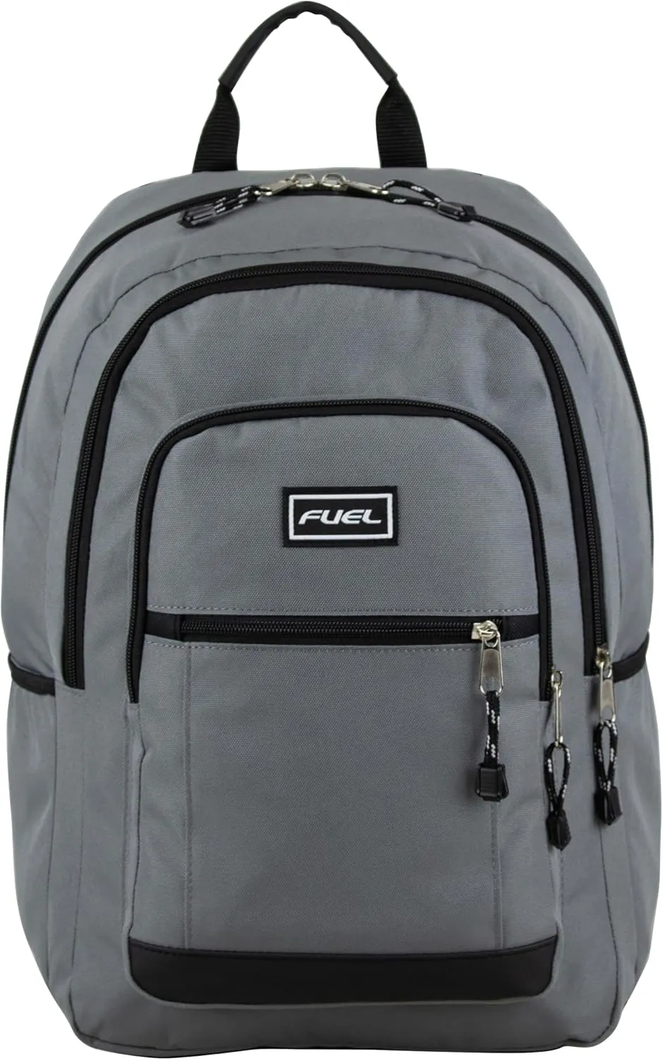 FUEL Laptop Durable Hiking Travel Commuter Carry On Casual Daypack Classic Bag Backpack, Grey