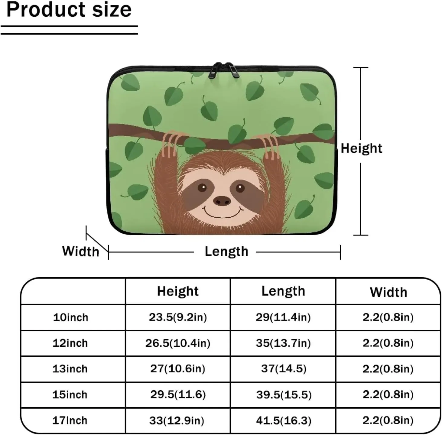 Gomyblomy 10-17 Inch Computer Bag,waterproof Lightweight Briefcase,durable Shockproof Laptop Case,tablet Decoration