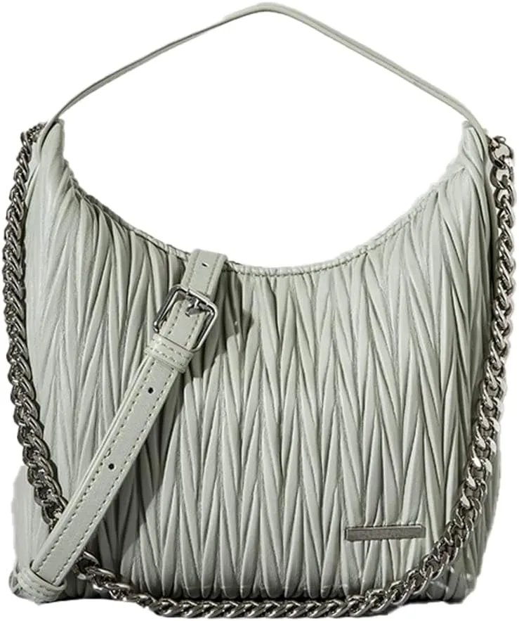 Hobo Handbags for Women Chic Purse 2024 Elegant PU Leather Woven Shoulder Bag Crossbody Bag Shopping Tote