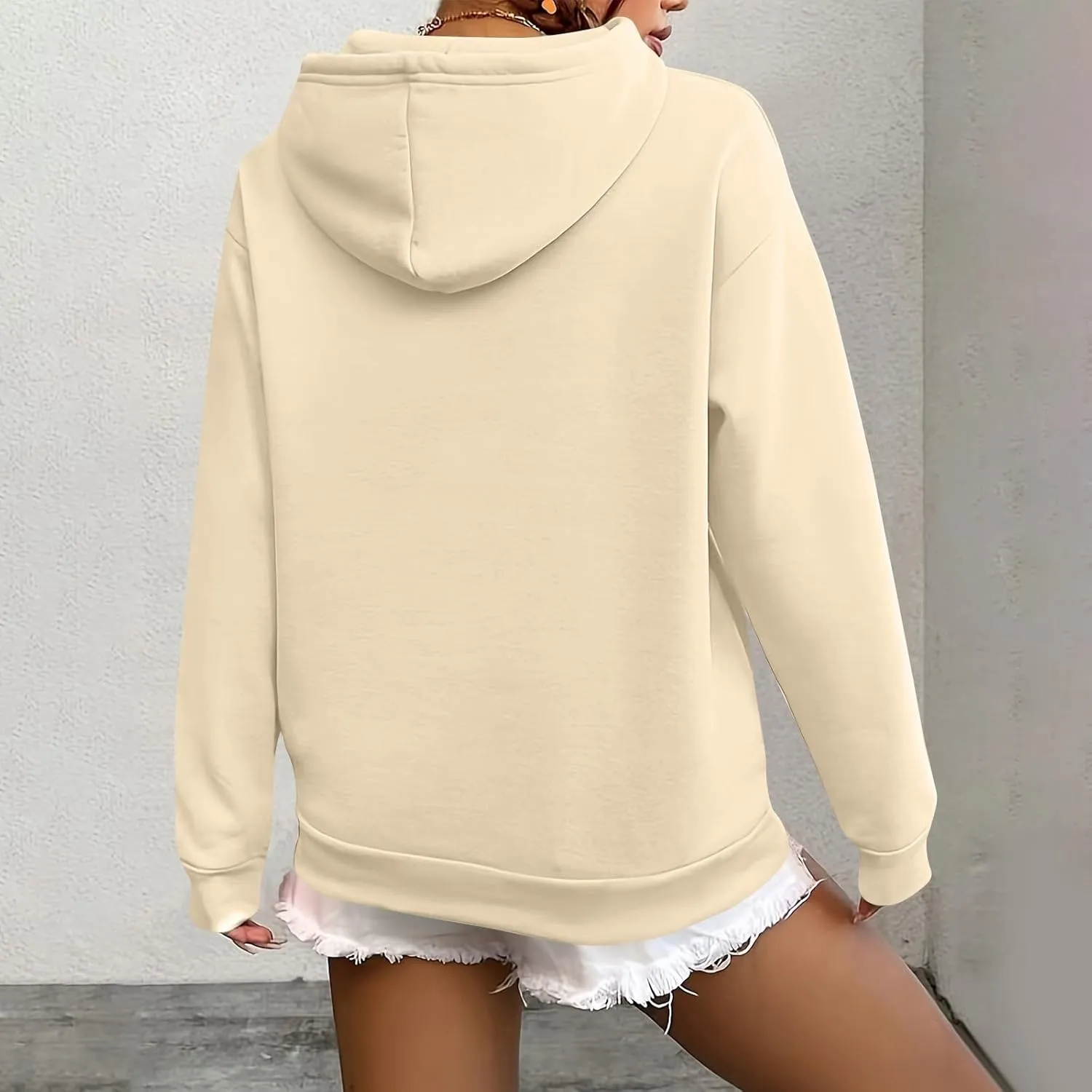 Hoodies for Women Trendy Tunic Hoodie Pullover Simple Long Sleeve Comfy Y2k Hoodie Sweatshirts Loose Fit Hoodie