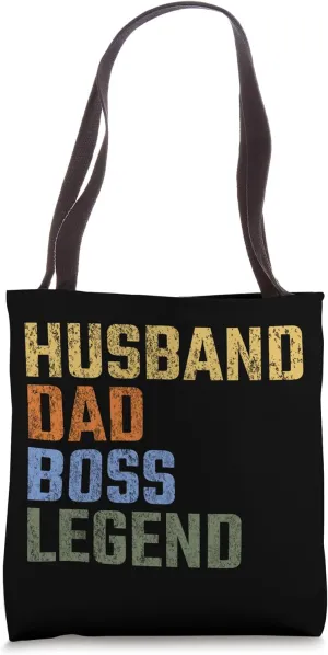 Husband Dad Boss Legend Fathers Day Big Cheese Tote Bag