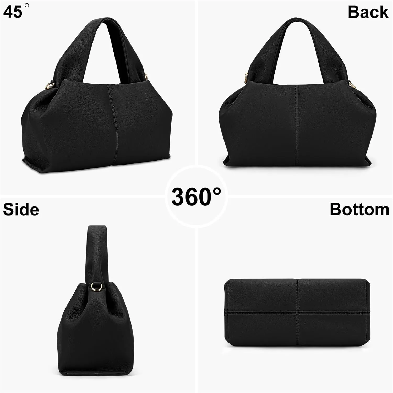 Juoxeepy Crossbody Bag Purse Satchel Handbag for Women Shoulder Bag Chic Dumpling Cloud Bag Clutch Purse