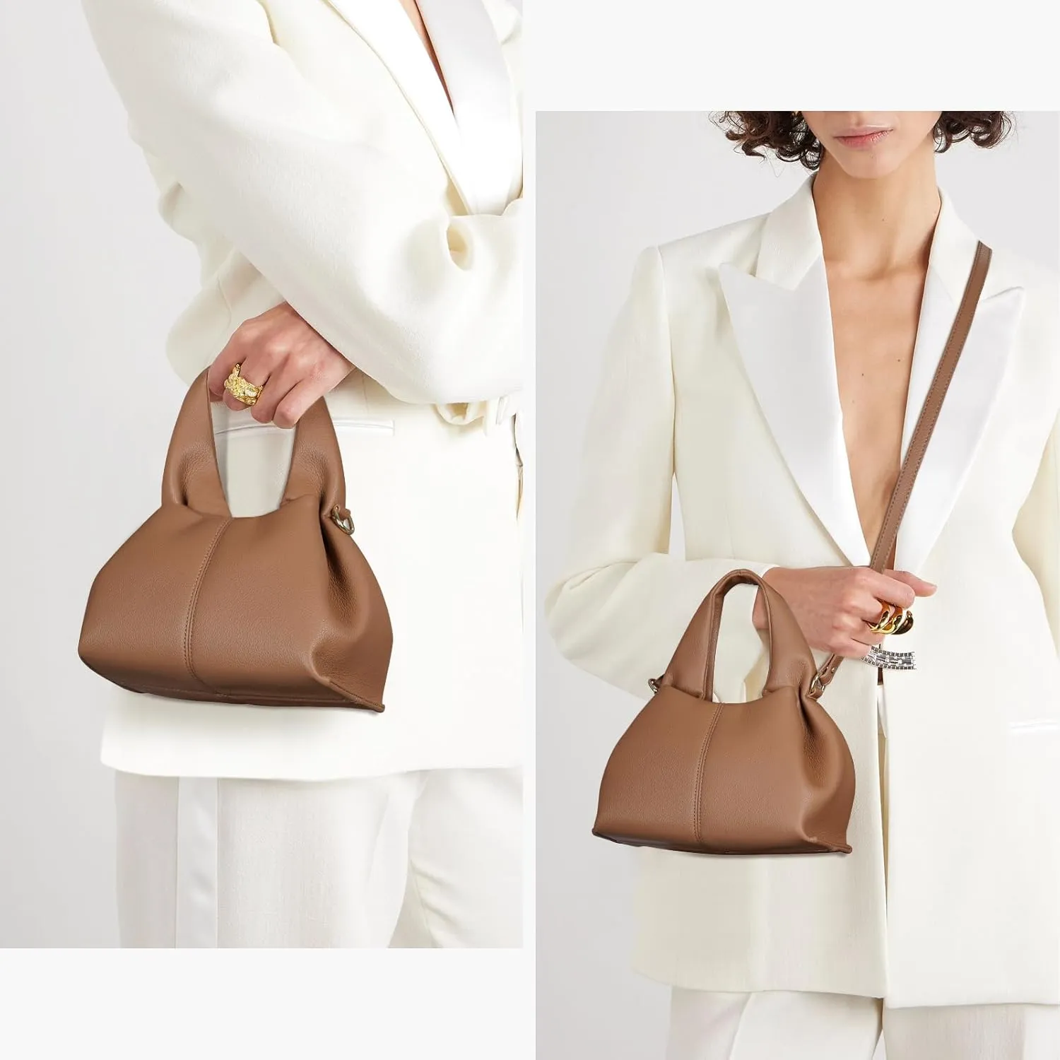 Juoxeepy Crossbody Bag Purse Satchel Handbag for Women Shoulder Bag Chic Dumpling Cloud Bag Clutch Purse