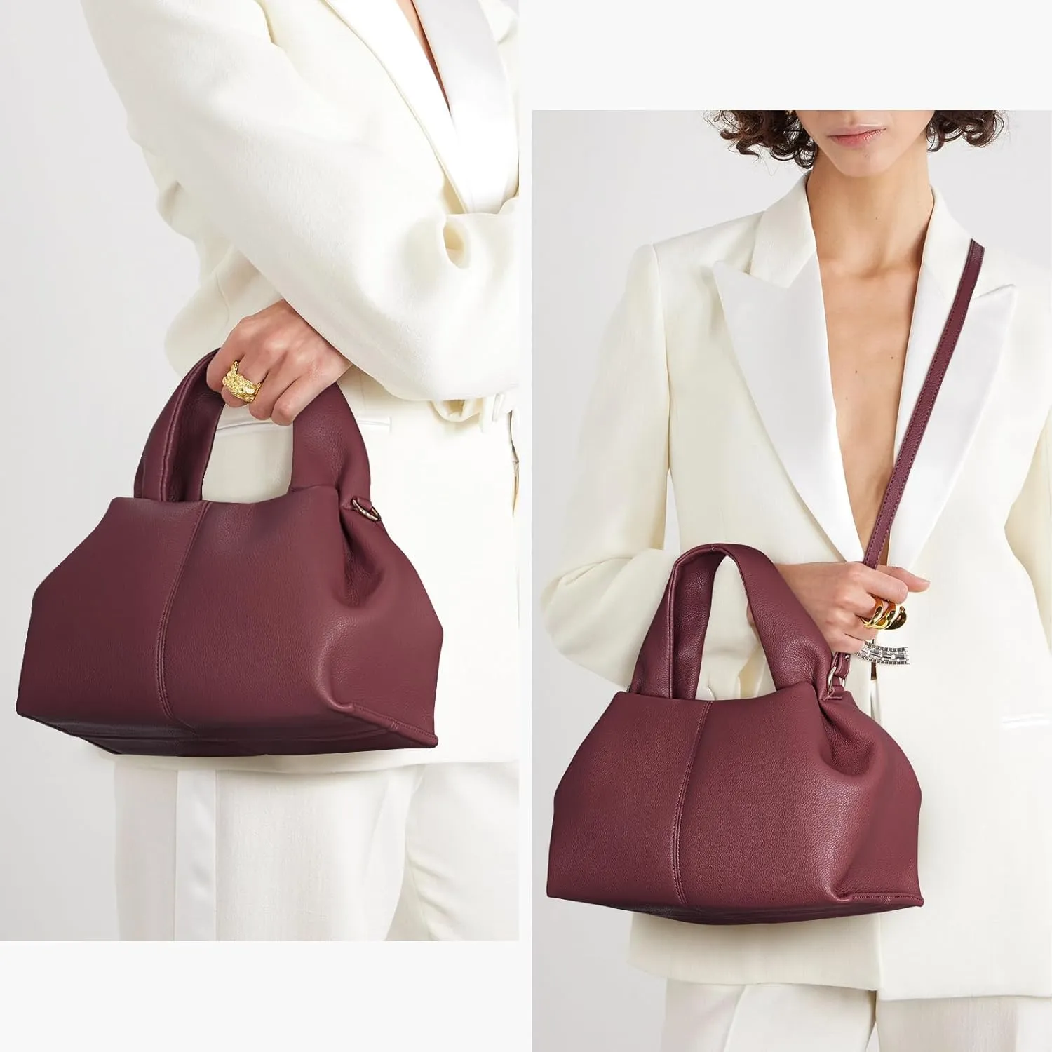 Juoxeepy Crossbody Bag Purse Satchel Handbag for Women Shoulder Bag Chic Dumpling Cloud Bag Clutch Purse