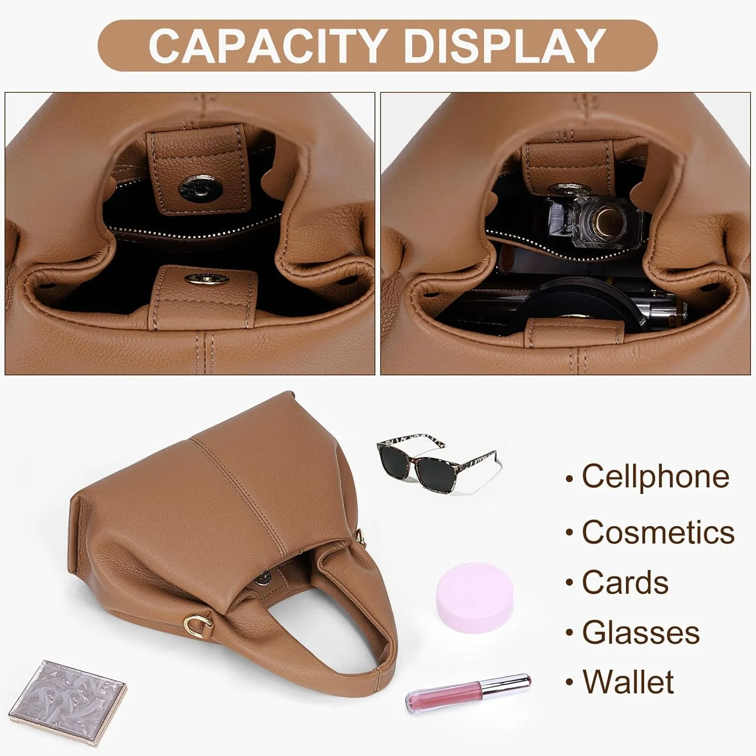 Juoxeepy Crossbody Bag Purse Satchel Handbag for Women Shoulder Bag Chic Dumpling Cloud Bag Clutch Purse