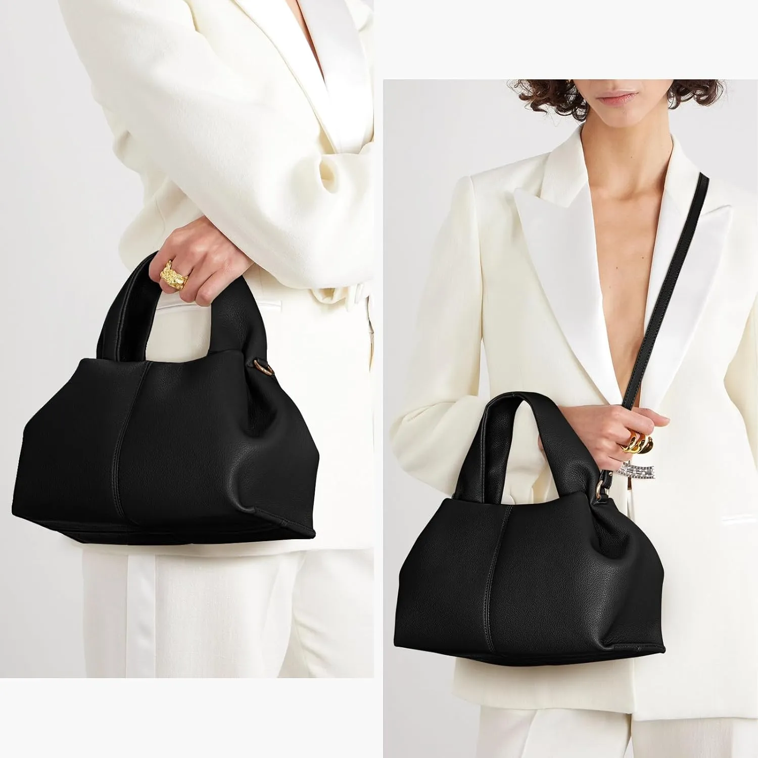 Juoxeepy Crossbody Bag Purse Satchel Handbag for Women Shoulder Bag Chic Dumpling Cloud Bag Clutch Purse