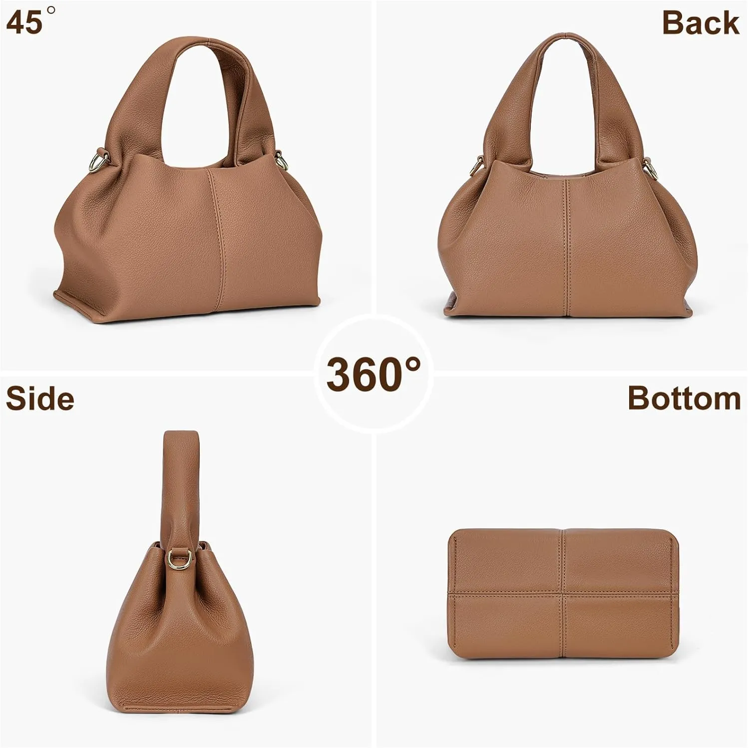 Juoxeepy Crossbody Bag Purse Satchel Handbag for Women Shoulder Bag Chic Dumpling Cloud Bag Clutch Purse