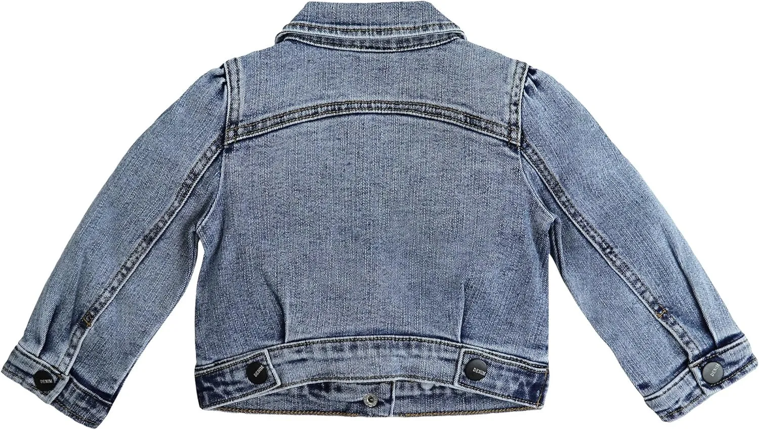 KIDSCOOL SPACE Baby Denim Jacket,Little Toddler Kids Simple Design Stretch Jean Coat