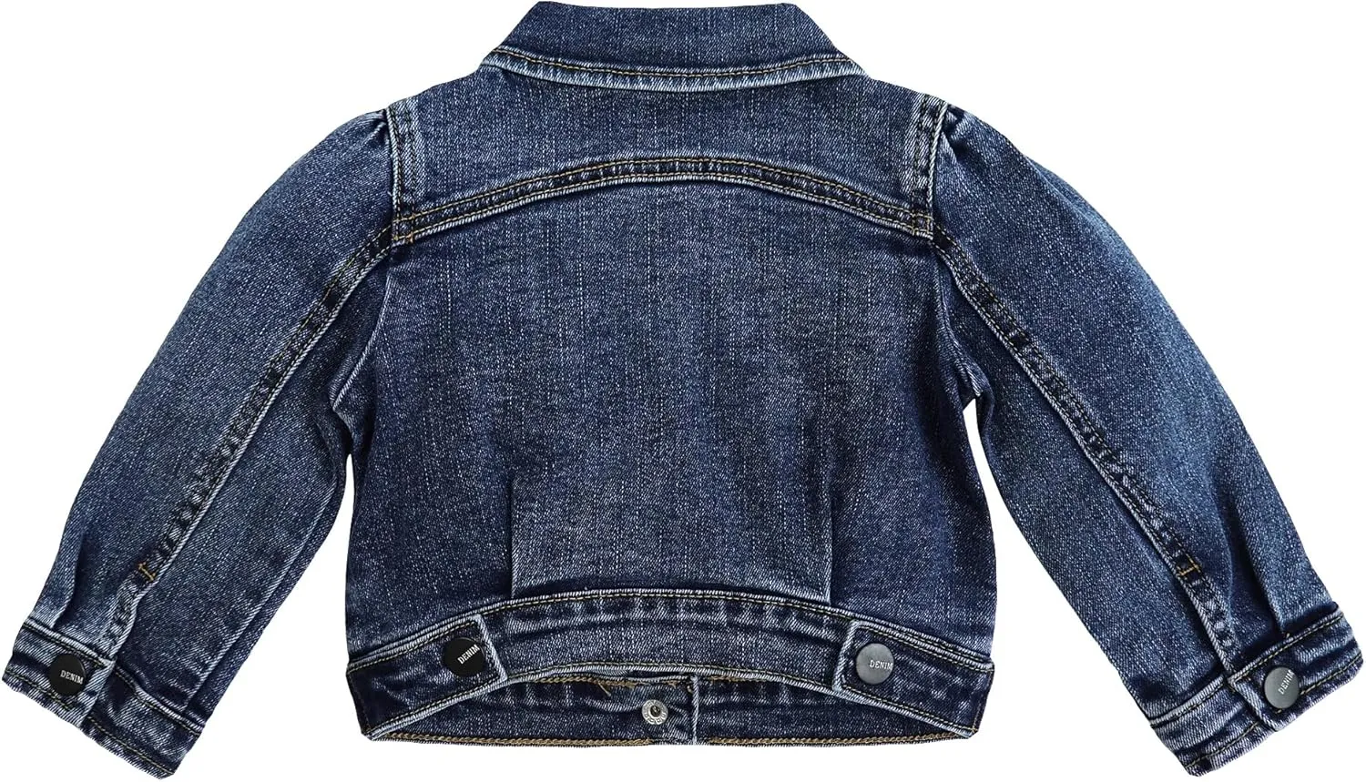 KIDSCOOL SPACE Baby Denim Jacket,Little Toddler Kids Simple Design Stretch Jean Coat