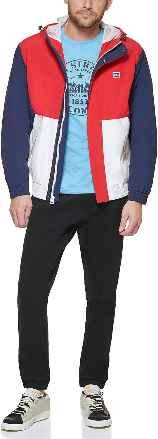 Levi's Men's Retro Color Block Windbreaker
