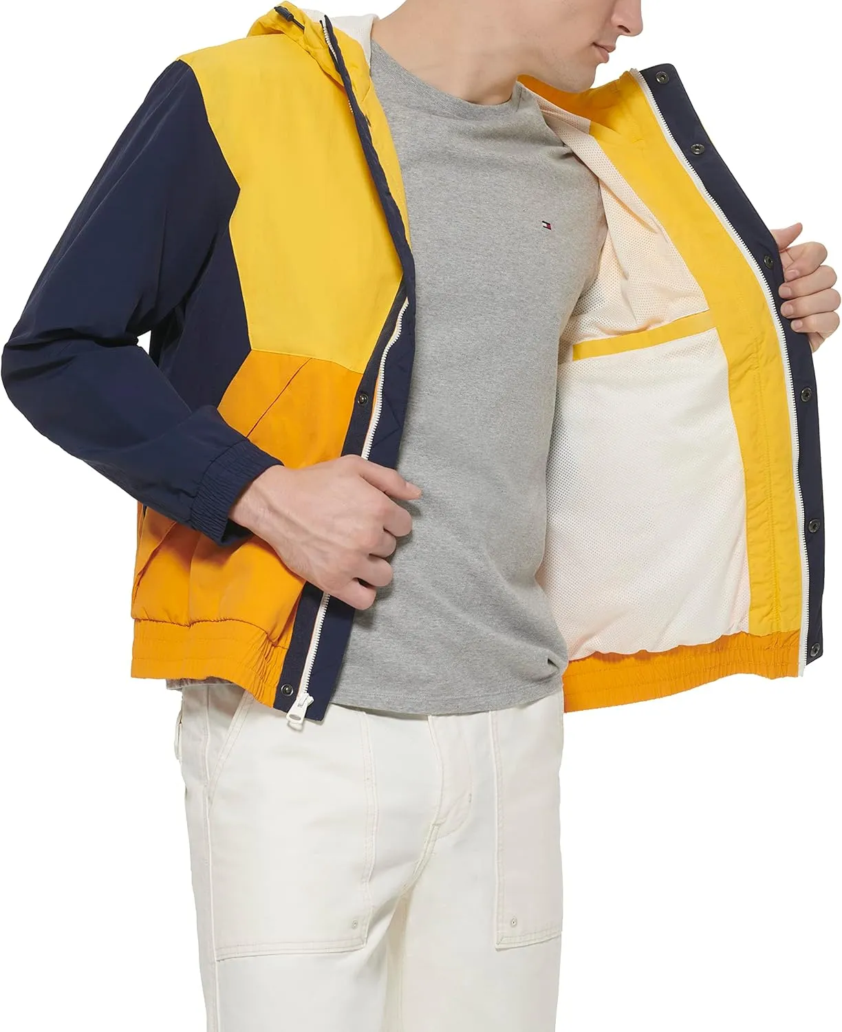 Levi's Men's Retro Color Block Windbreaker