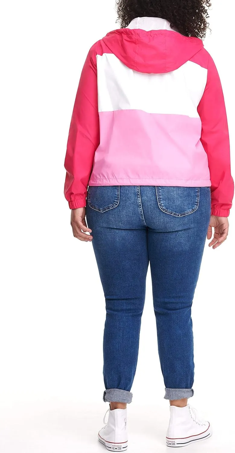 Levi's Women's Retro Hooded Rain Windbreaker Jacket (Standard & Plus Sizes)