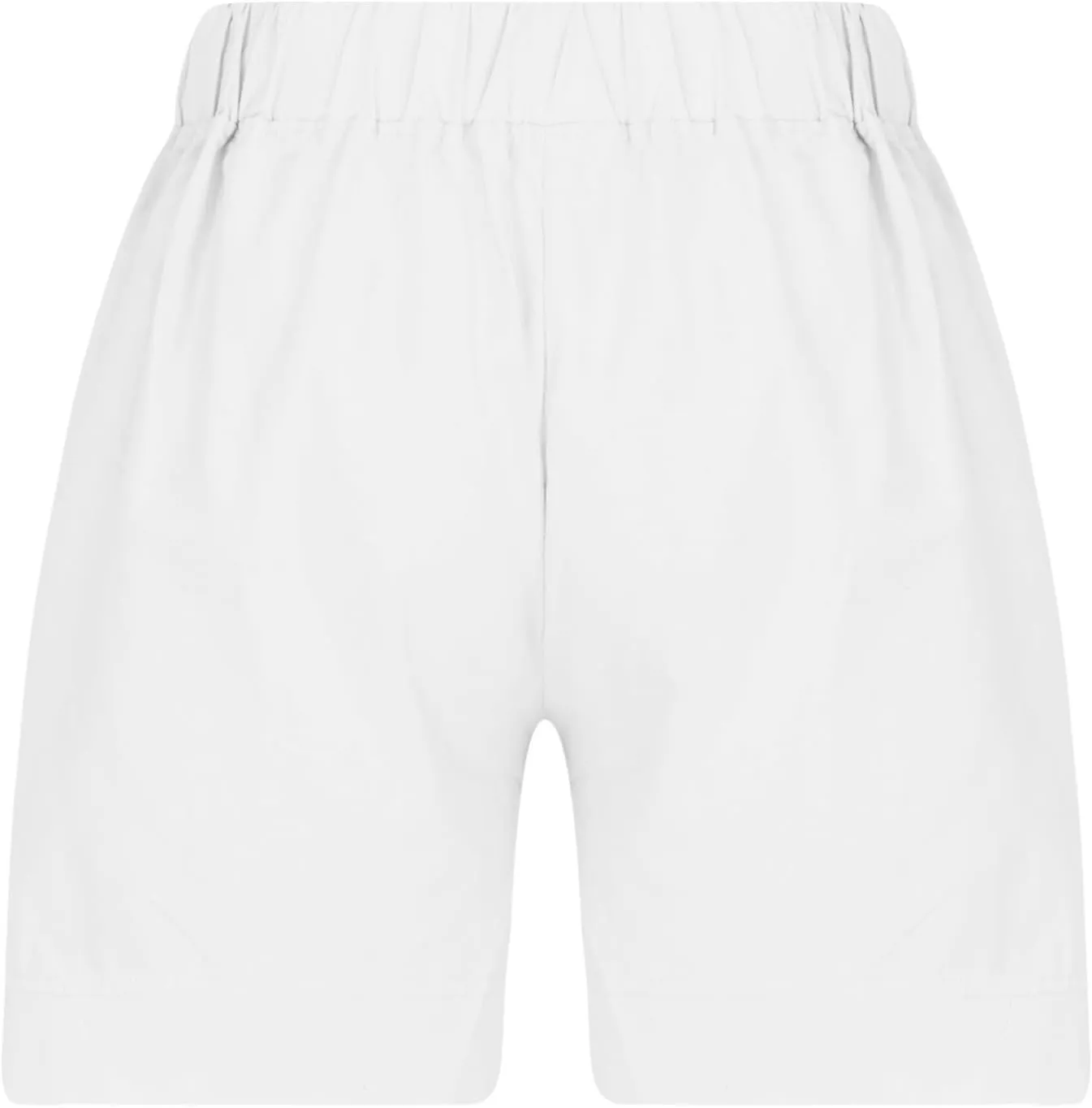 Linen Shorts for Women High Waisted Elastic Straight Leg Shorts Casual Vacation Beach Outfits Summer Outdoor Pants