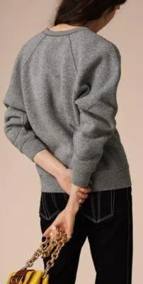 Logo Sculpted Sweatshirt, Grey
