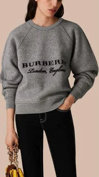 Logo Sculpted Sweatshirt, Grey