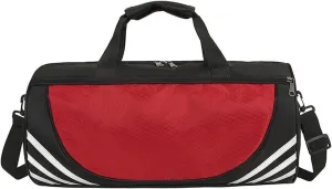 Men Women Travel Large Capacity Fitness Durable Sports Bag Weekend Travel with Shoulder Handbag (E)