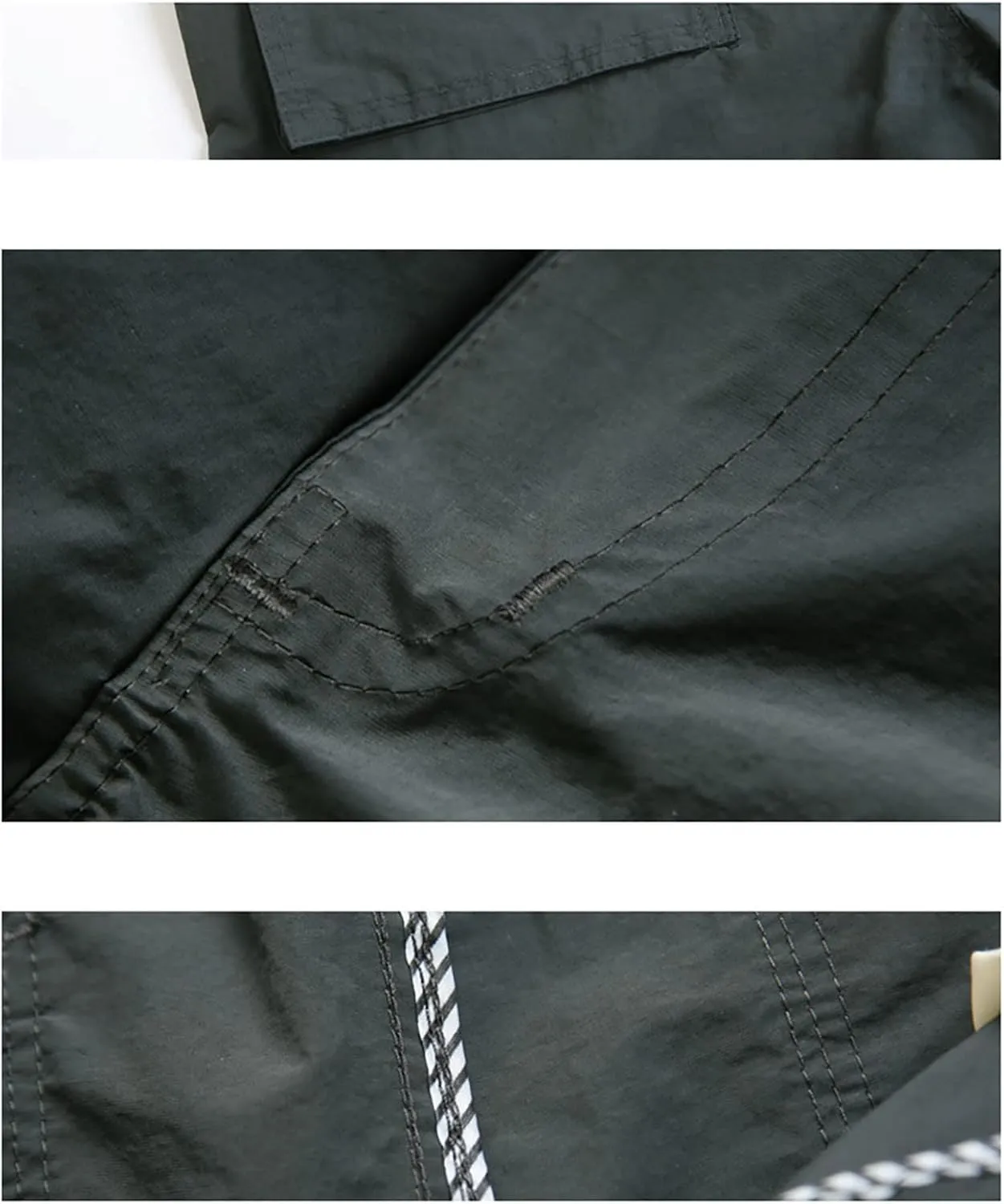 Men's Cargo Pants Casual Stylish Elastic Waist Cotton Multi Pockets Loose Trousers Fashion Outdoor Tactical Pants