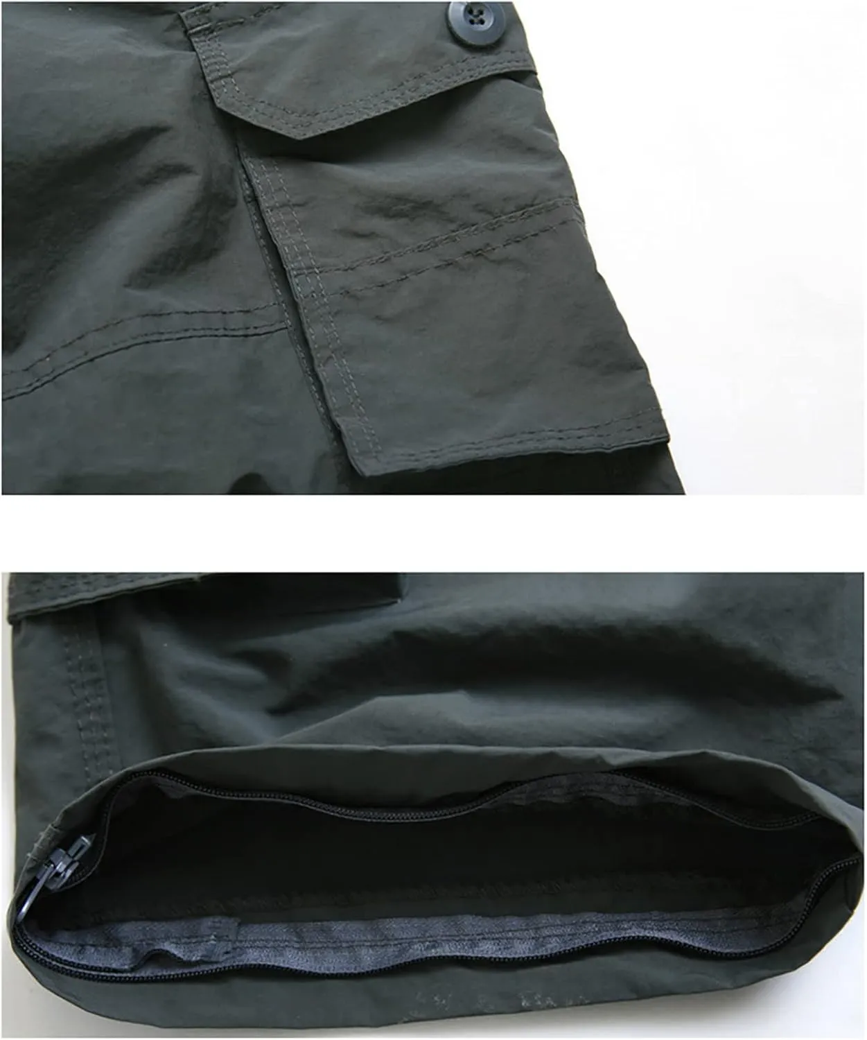 Men's Cargo Pants Casual Stylish Elastic Waist Cotton Multi Pockets Loose Trousers Fashion Outdoor Tactical Pants