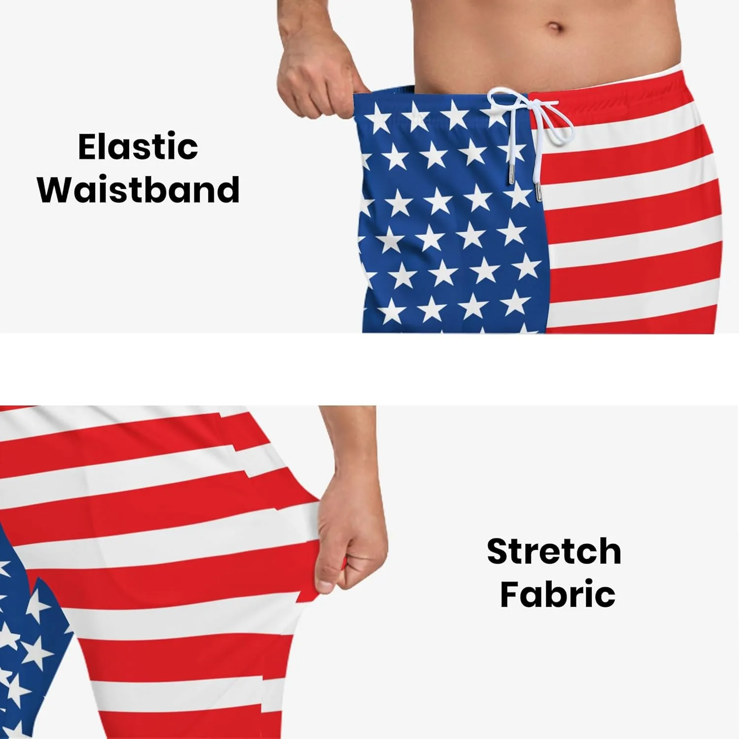 Men's Sweatpants Jogging Pants Drawstring Baggy Pants Trousers with Pocket