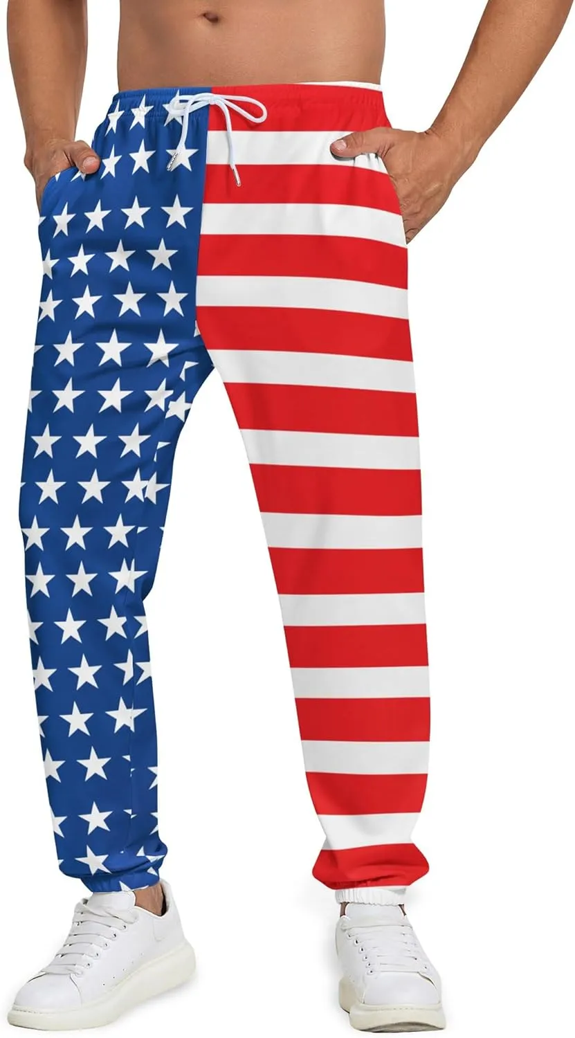 Men's Sweatpants Jogging Pants Drawstring Baggy Pants Trousers with Pocket