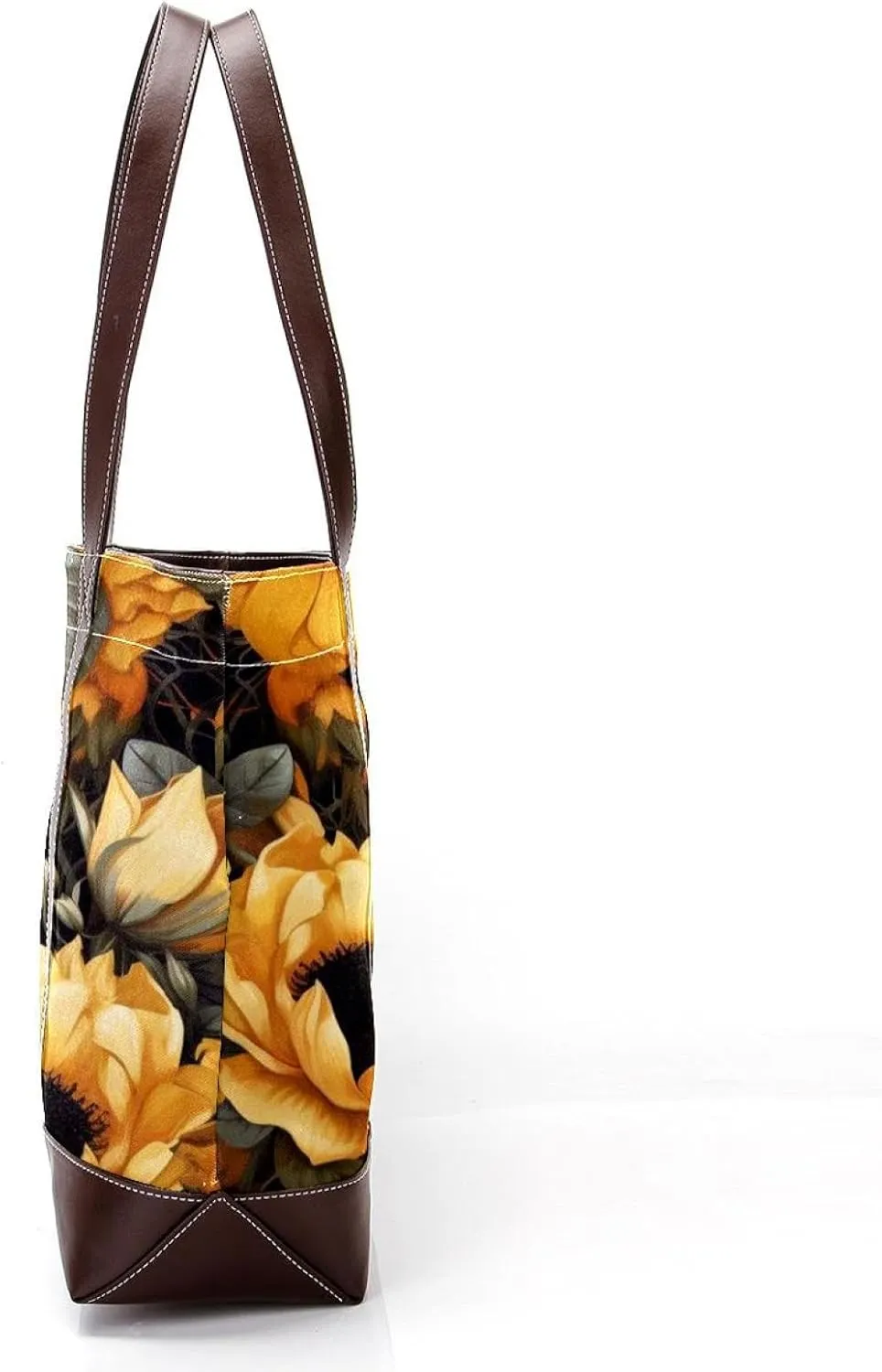 Panda Sunflower-507 Shoulder Purses for Women Large Soft Washed Leather Purses and Durable Handbags