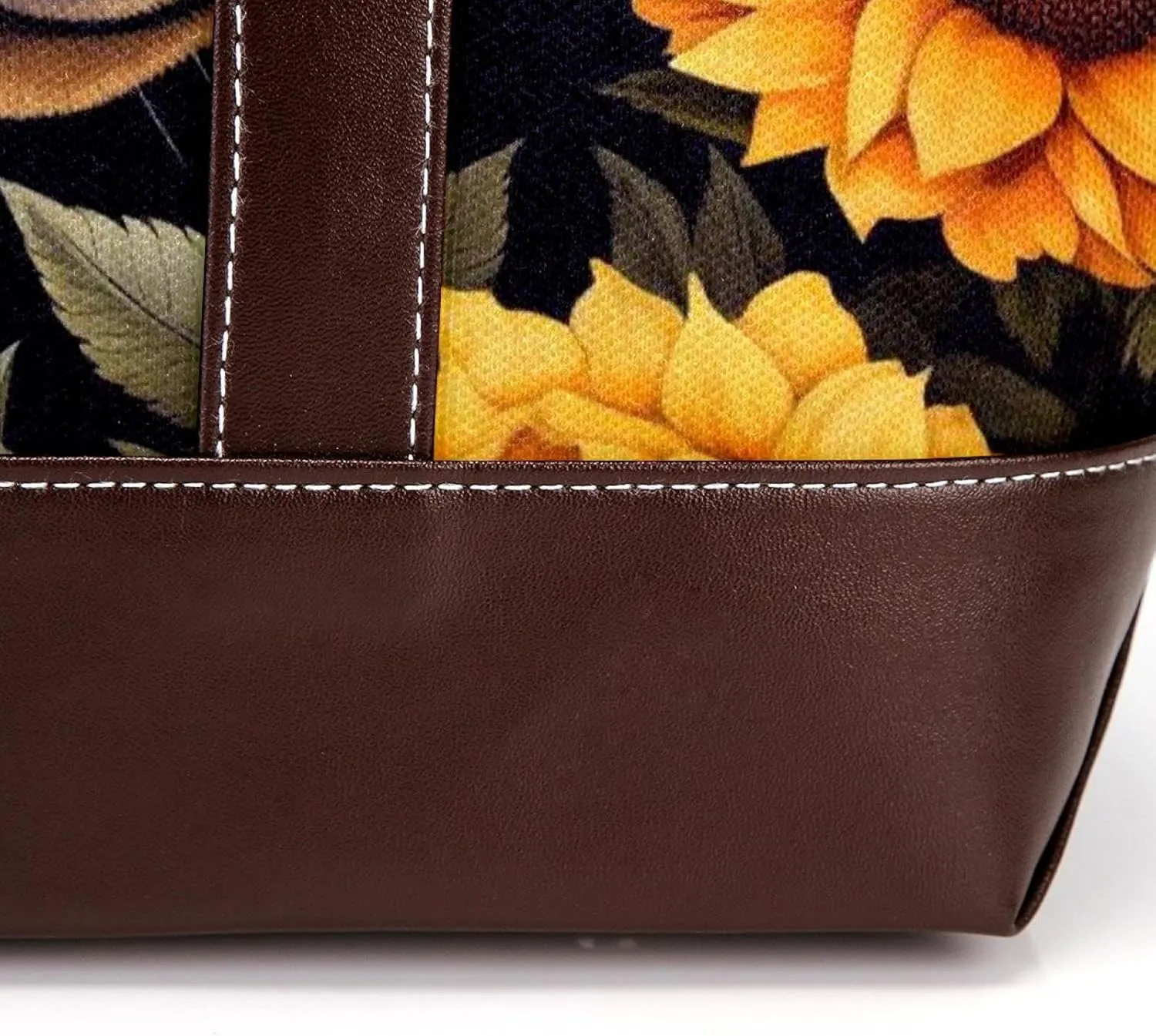 Panda Sunflower-507 Shoulder Purses for Women Large Soft Washed Leather Purses and Durable Handbags