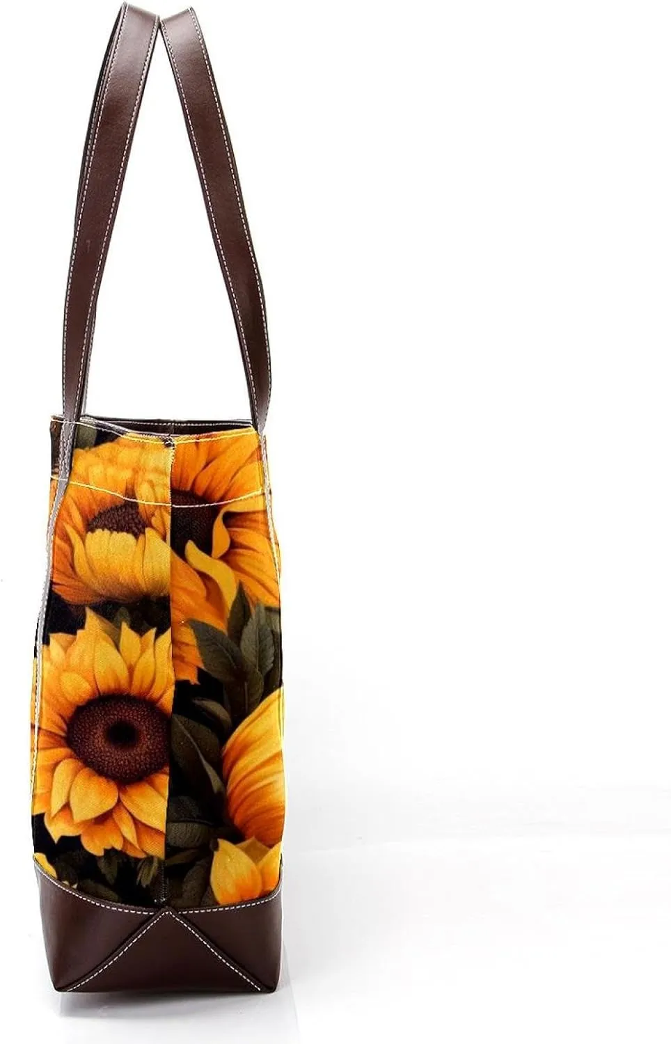 Panda Sunflower-507 Shoulder Purses for Women Large Soft Washed Leather Purses and Durable Handbags