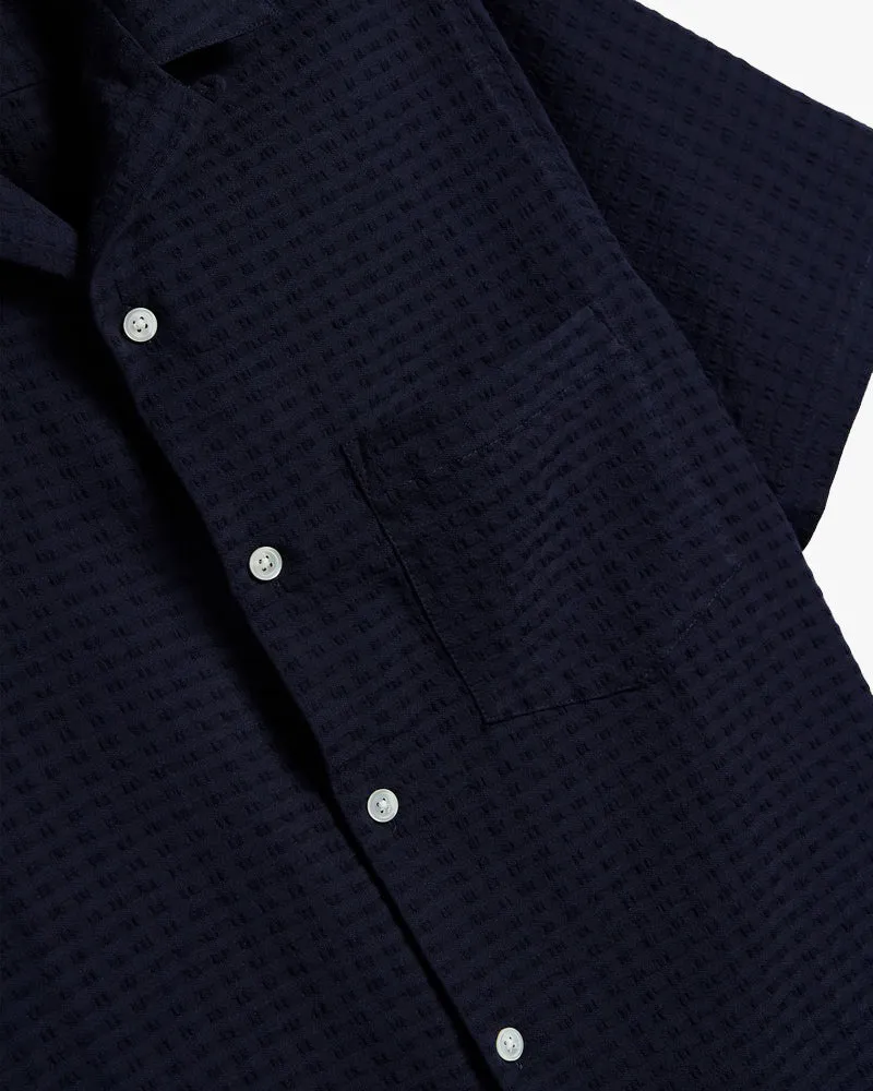 Portuguese Flannel Mondego Shirt - Navy