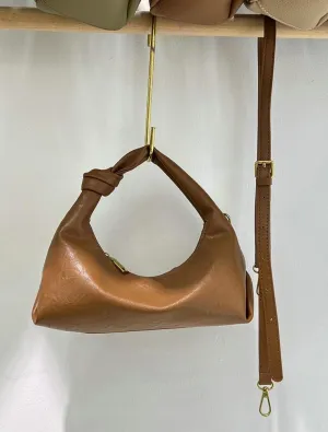 Purse for Women PU Leather Shoulder Bag Hobo Tote Crossbody Bag Chic Knot Bag Handbag