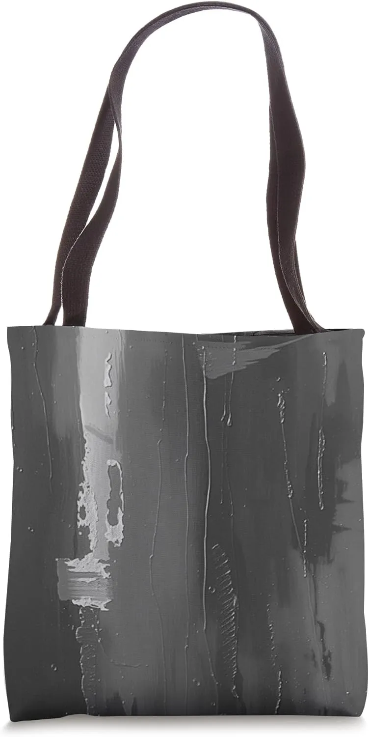 Retro Gray Paint Design Tote Bag