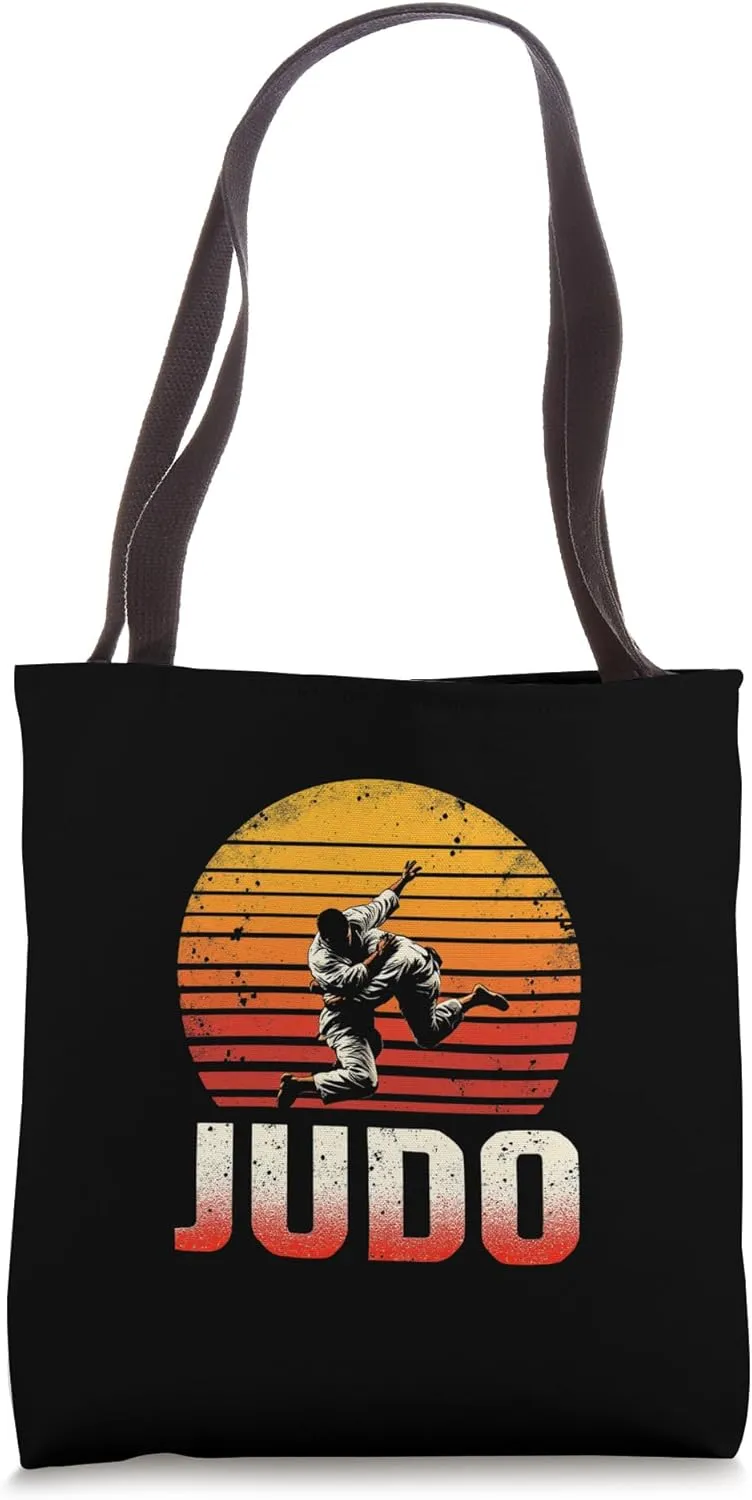 Retro Judo Tote Bag
