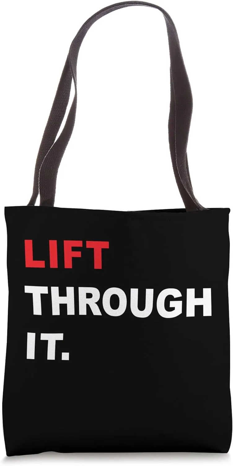 Retro Lift Through It Tote Bag