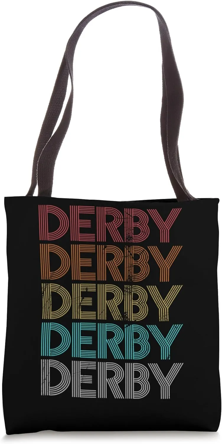 Retro Vintage Derby Tote Bag