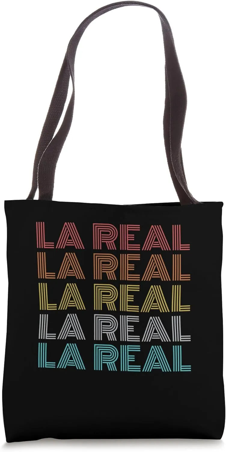 Retro Vintage La Real Tote Bag